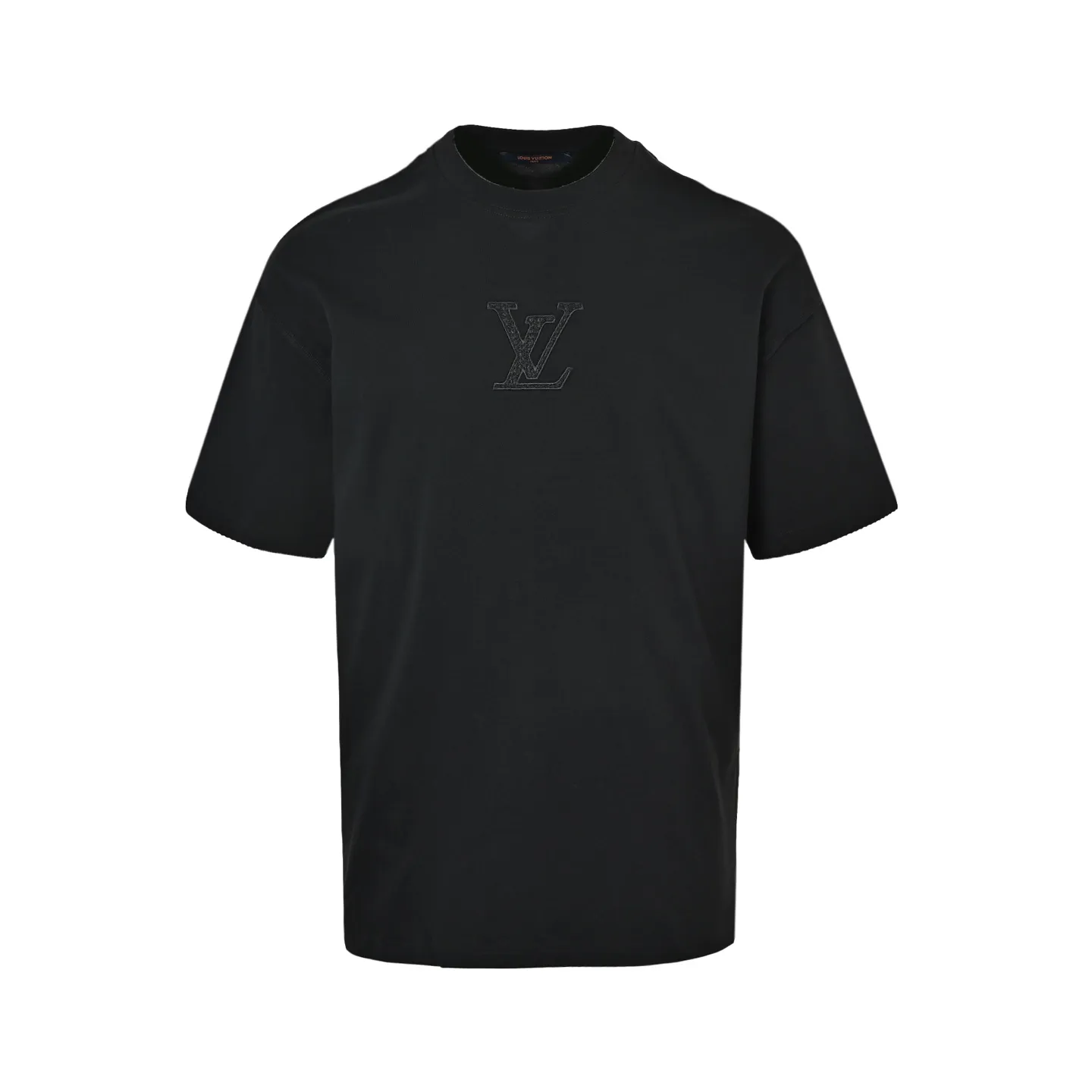 Louis Vuitton/Louis Vuitton front and back letter woven embroidered short sleeves
